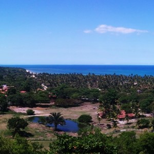 Vista mirante da igreja de Arraial d Ajuda